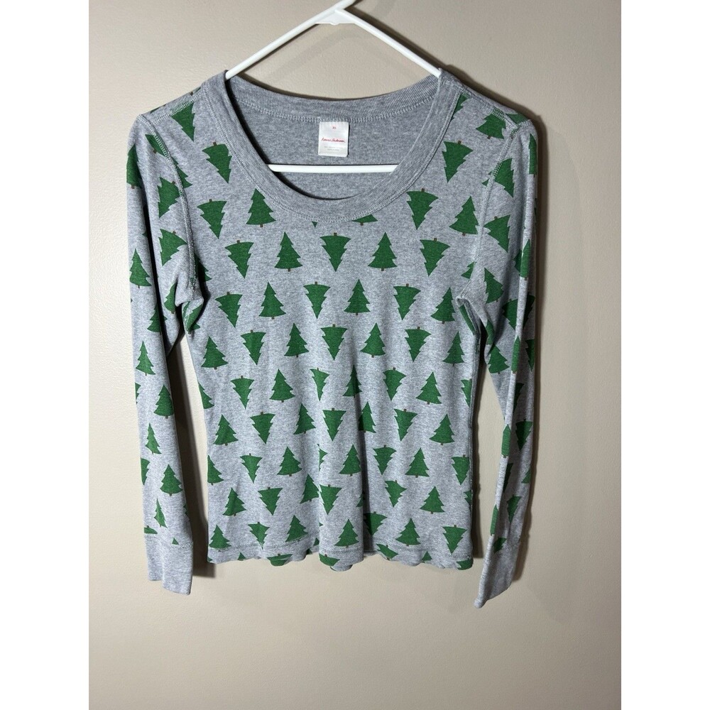 Hanna Andersson Women’s Holiday Cotton Pajamas Top Size XS